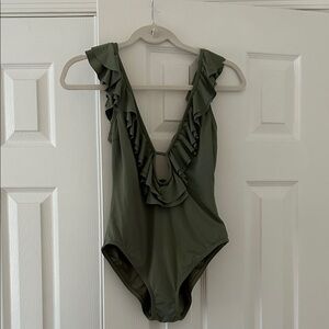 Michael Kors Green Swimsuit